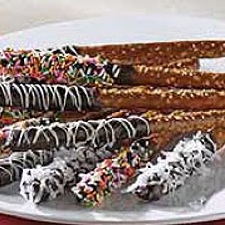 Chocolate Pretzel Sticks