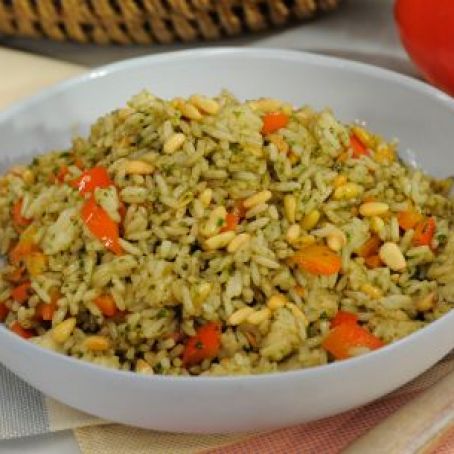 Sunny's Nunya Business Instant Rice and Pesto