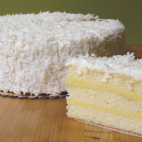 LEMON CAKE/COCONUT FROSTING
