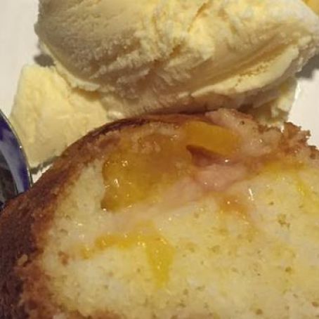 Peach Cobbler Bundt Cake