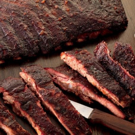 SWEET AND SMOKEY BARBEQUED RIBS WITH TEQUILA SAUCE