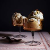 Ricotta Ice Cream with Honey and Almonds