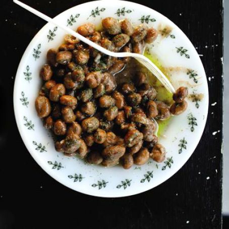 Bagula (Garlic and Dill Fava Bean Salad)
