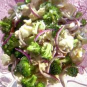 Broccoli and Cauliflower Salad