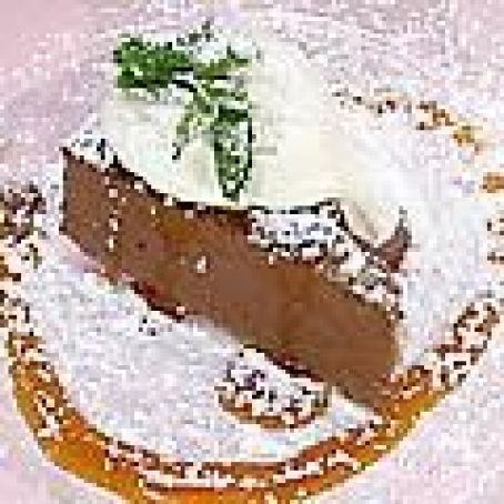 Velvet Chocolate Torte with Clear Orange-Caramel Sauce