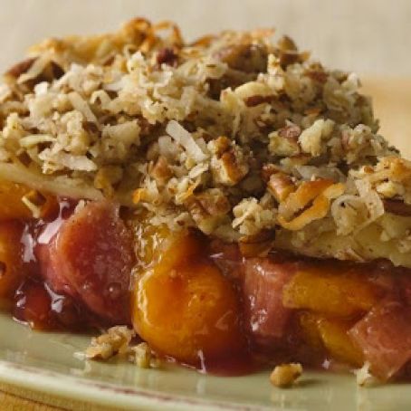 Peach Rhubarb Pie