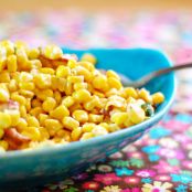 Corn With Cheese And Bacon