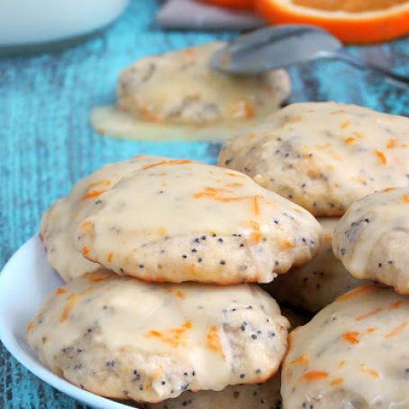 Orange Poppy Seed Ricotta Cookies