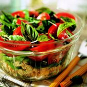 Italian Basil, Tomato, and Pasta Salad