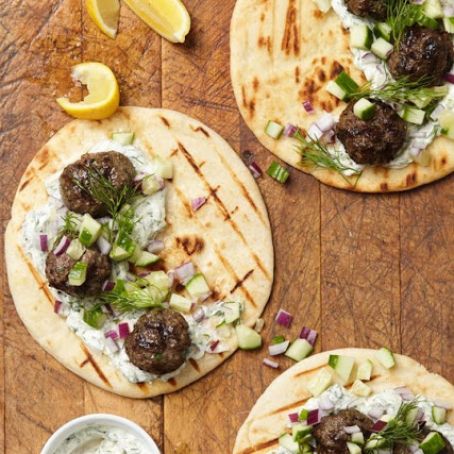 Beef Kofta with Tzatziki