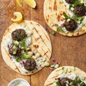 Beef Kofta with Tzatziki