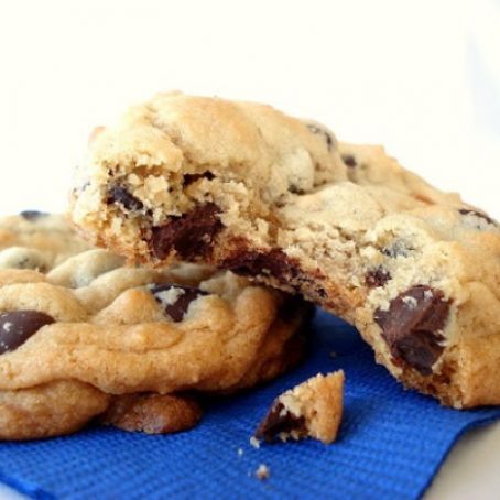 Thick, Soft, and Chewy Chocolate Chip Cookies