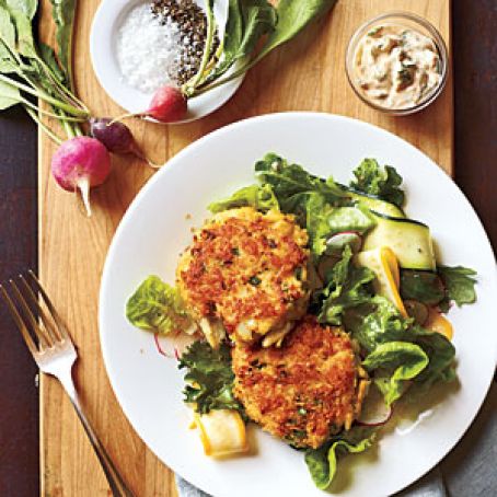 Crab Cakes with Spicy Remoulade (Cooking Light 2012)