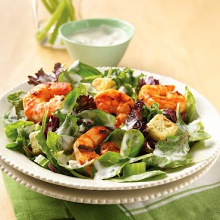 Meals (Grilled Buffalo Shrimp Salad)