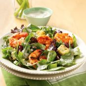 Meals (Grilled Buffalo Shrimp Salad)