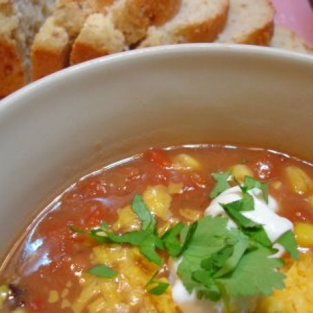 Hearty Fiesta Bean Soup