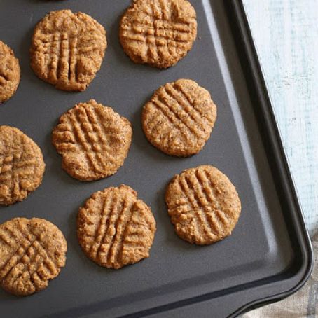 3-Ingredient Almond Butter Cookies | Skinnytaste