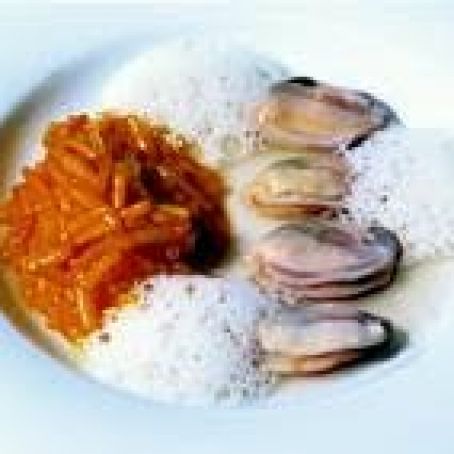 Saffron Soya Rice with Rock Mussels