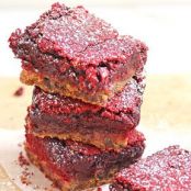 Red Velvet Cookie Bars