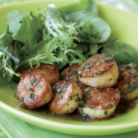 Seared Scallops with Pan Sauce