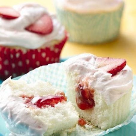 Pockets of Strawberry Cupcakes