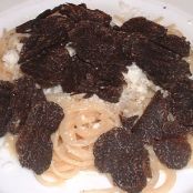Spaghettini with Black Truffles