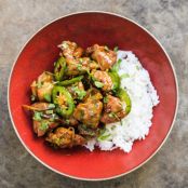 Caramel-Braised Chicken with Ginger and Lime