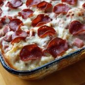 Pizza Casserole, 3 Meats