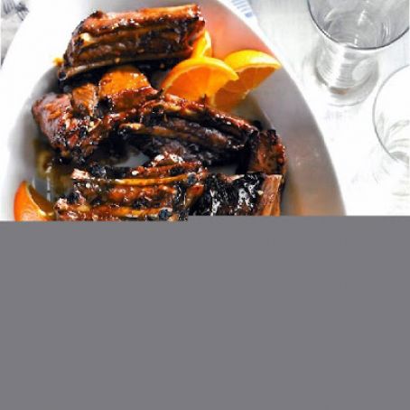 Brown Sugar and Orange-Glazed Baby Back Ribs