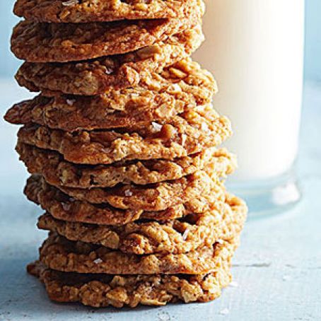 Salty Caramel Oatmeal Cookies