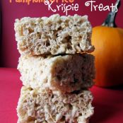 Browned Butter Pumpkin Spice Krispie Treats
