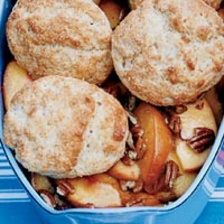 Buttermilk-Biscuit Peach Cobbler