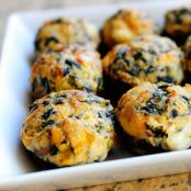 Spicy Spinach-Stuffed Mushrooms