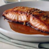 Salmon with Sweet-and-Sour Pan Sauce Recipe | Yummly