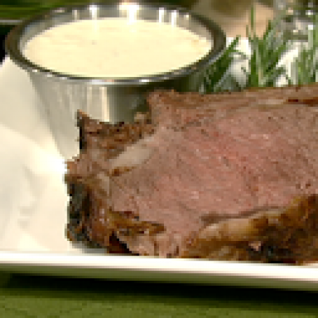 Prime Rib (Classic Standing) with Horseradish Cream