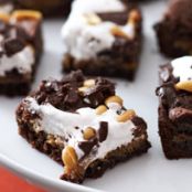 Chocolate-Peanut Butter Mallow Bars