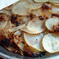 Caramelized Onion Potato Tart from Tyler Florence