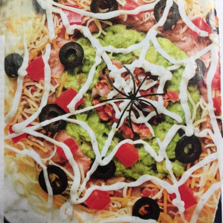 Spiderweb Taco Dip
