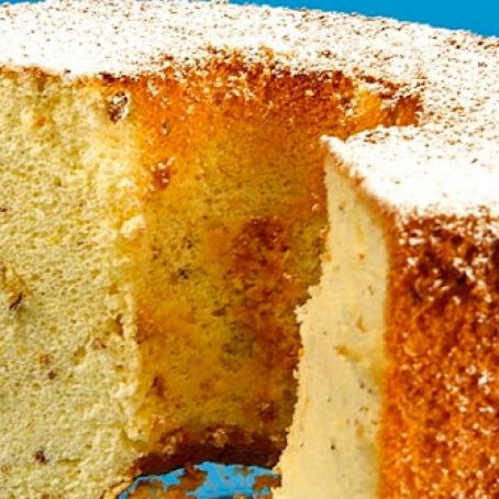 Hazelnut Orange Chiffon Cake