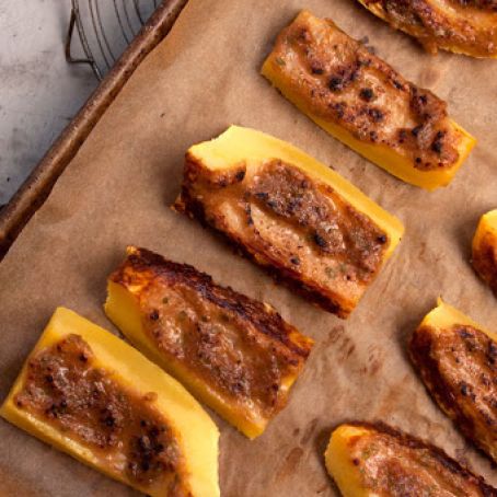 Spaghetti Squash with Walnut-Miso Glaze