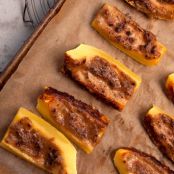 Spaghetti Squash with Walnut-Miso Glaze