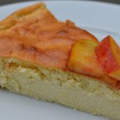 Cake - Ricotta Cheesecake with Peaches and Honey