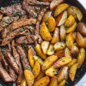 Garlic Butter Steak and Potatoes Skillet