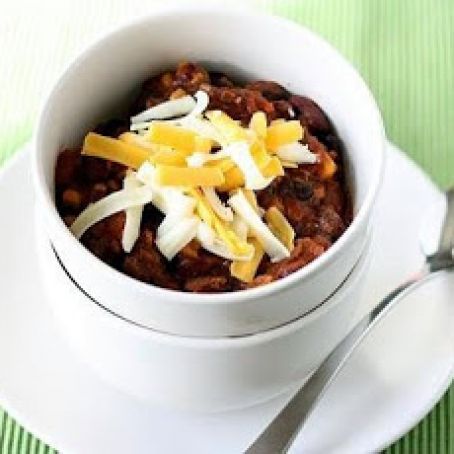 Quick Slow-Cooker Turkey Chili