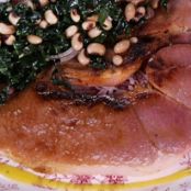 HAM*****Ham Steak with Kale & Black Eyed Peas