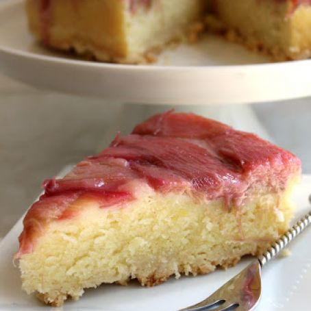 Rhubarb Upside Down Cake