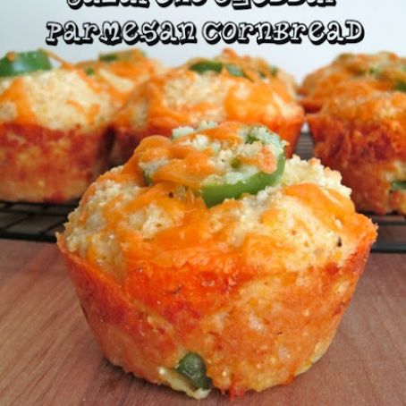 Jalapeno Cheddar Parmesan Cornbread