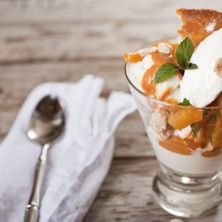 Brown Sugar Pineapple Sundaes