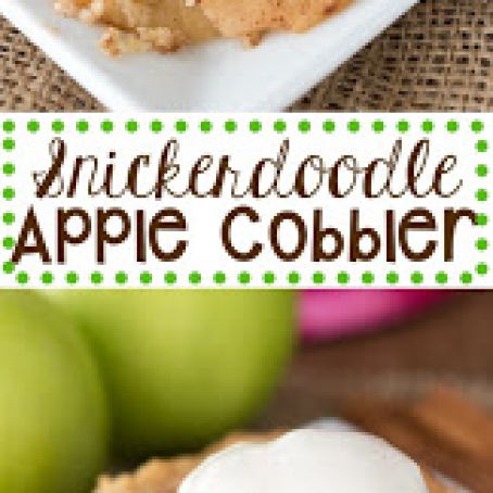 Snickerdoodle Apple Cobbler