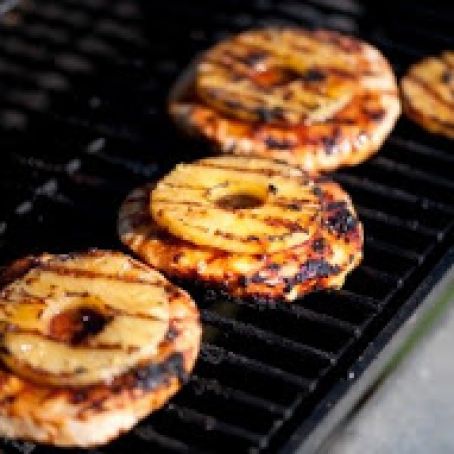 Grilled Pineapple Turkey Burgers